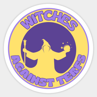 Witches Against TERFs Seal Sticker